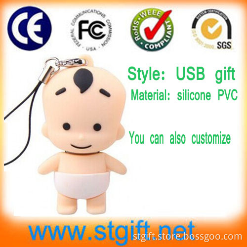 USB2.0 1GB~64GB Cute Baby USB Flash Disk